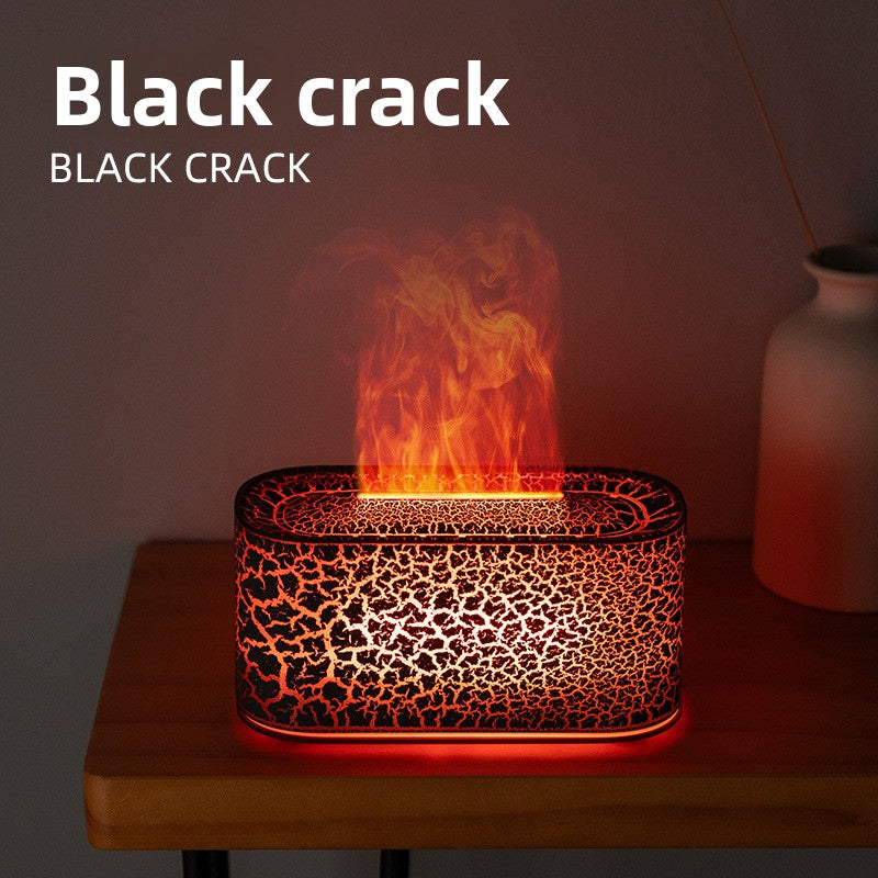 Ultrasonic Aromatherapy Humidifier with Flame Effect