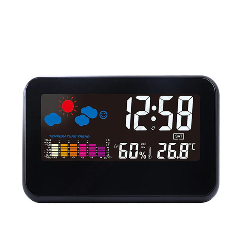 Color Screen Weather Clock for Accurate Time and Weather Updates - ZeeTec Store