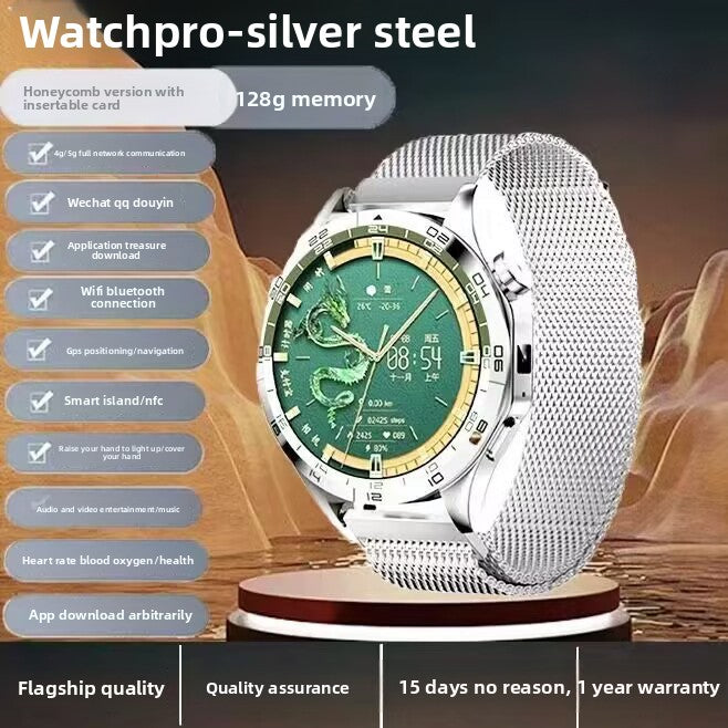 5G Smart Watch SIM card insertion Health Monitoring NFC Function