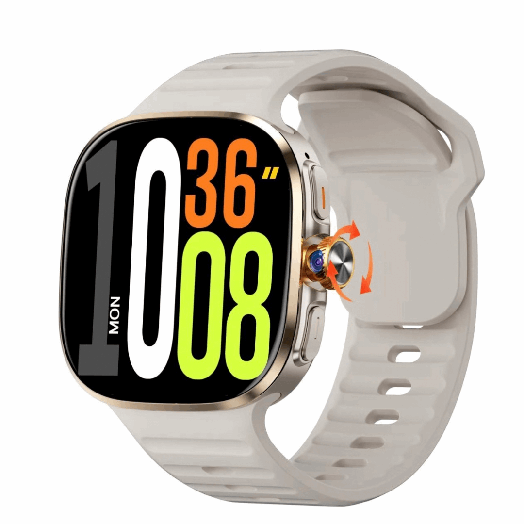 Smart Watch, 5G AMOLED HD Screen, Wireless Charging,Camera, Heart Rate Monitor, Multifunctional