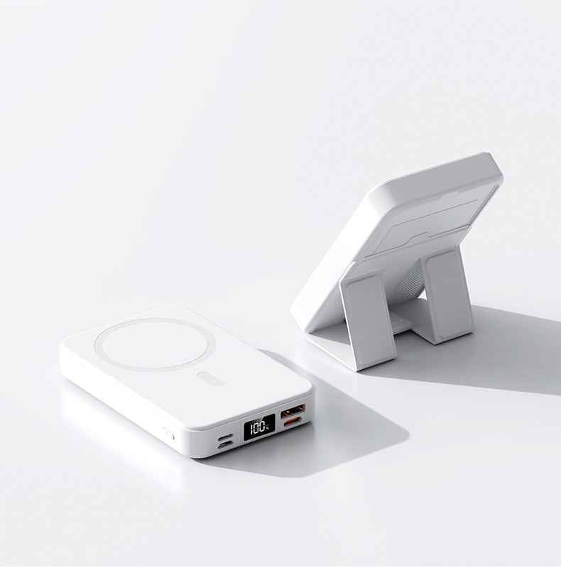 Magnetic Wireless Power Bank with Stand