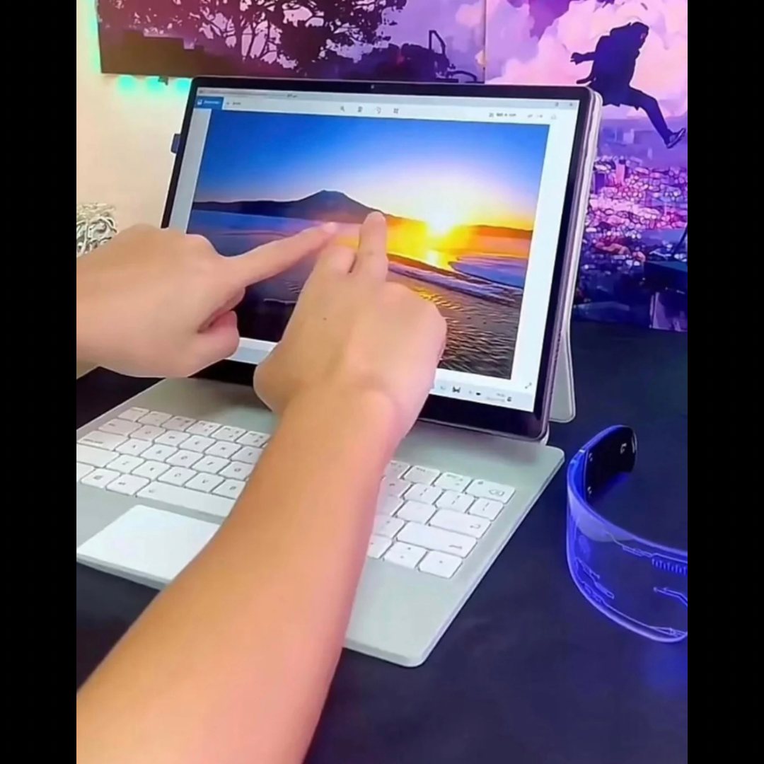 ZeeTec 13” 2 IN 1 LAPTOP COMPUTER TABLET WINDOWS INTEL N5095 12GB RAM 512GB