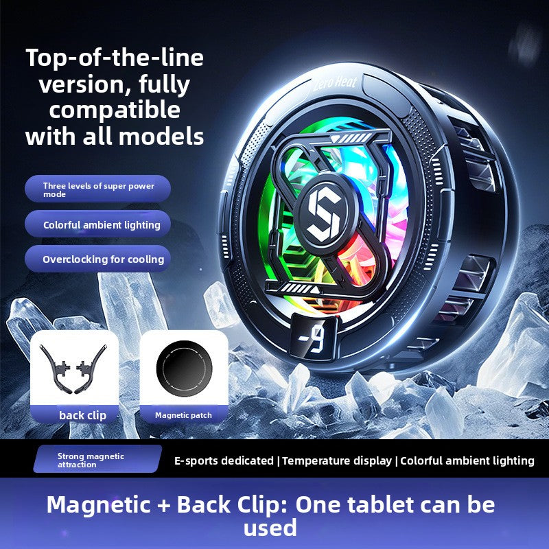 Magnetic Semiconductor Frost Phone Cooler with Digital Display