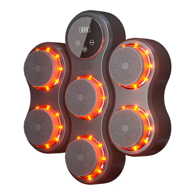 Intelligent Music Boxing Machine - Advanced Home Fitness Device with Adjustable Electronic Wall Target and Nine Speed Rate - ZeeTec Store