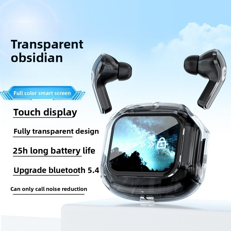 Transparent LCD Bluetooth Headset with Noise Cancellation