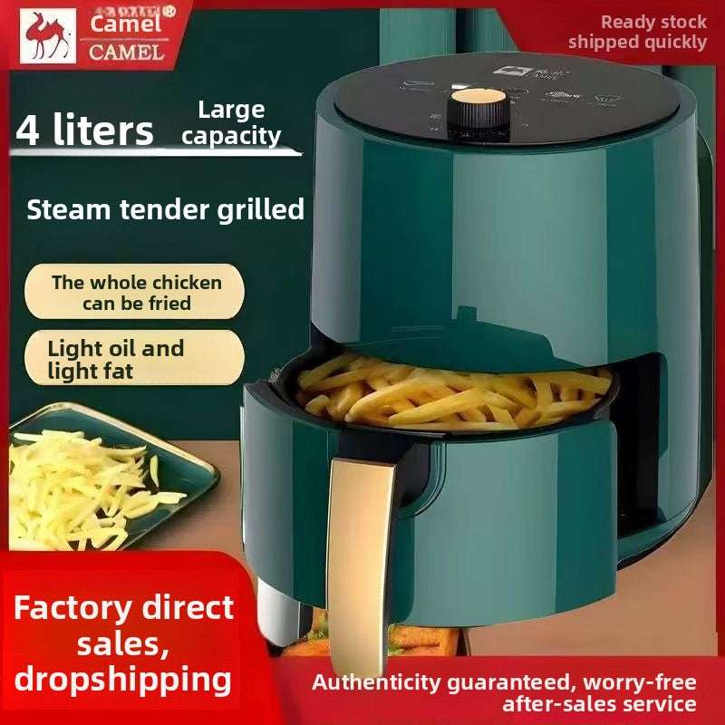 Smart Air Fryer with Visual Window, Smart Control, Large Capacity: 5L-6L, Multiple Models