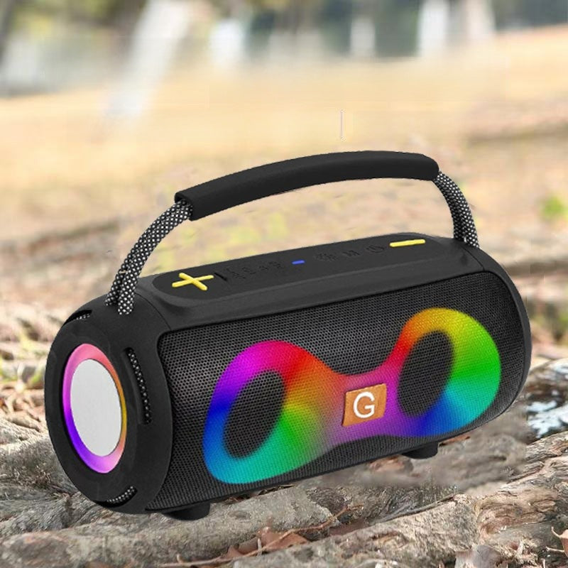 Wireless Bluetooth speaker, High-Power Sound: 10W, Multi-Scene Use, Built-in Battery: 1800mAh, Ambient Lighting