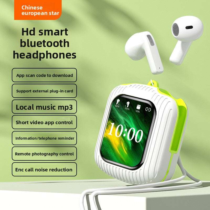 Touch Control Wireless Bluetooth Headset, Display Screen, Long Battery Life, Advanced noise reduction technology, Bilateral Stereo, Low Latency, Voice Control: Supports voice commands for hands-free use