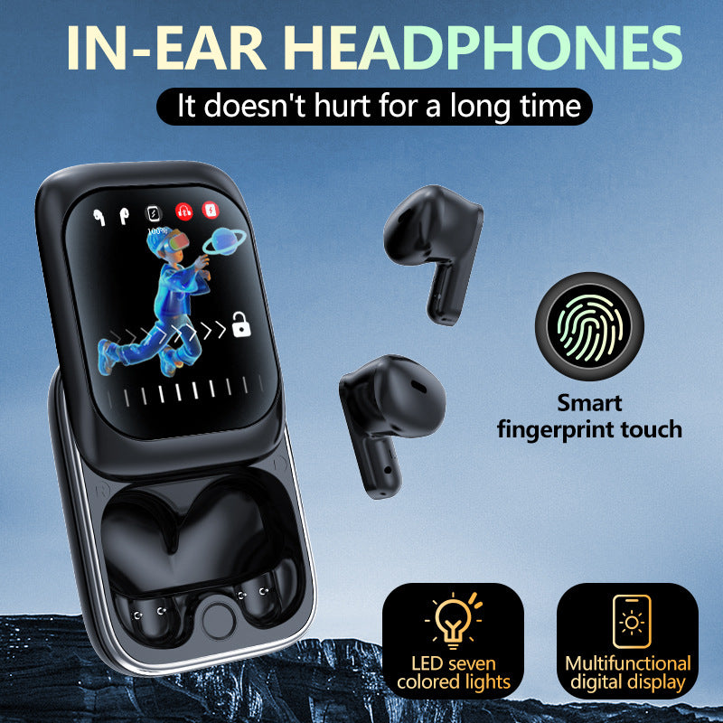 Smart screen headphones