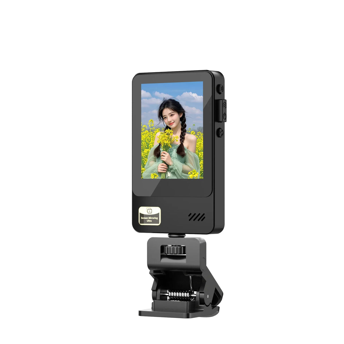 Magnetic Wireless Phone Screen Mirror with 4-inch HD Display, Zoom, Audio, and Multi-Platform Compatibility - ZeeTec Store