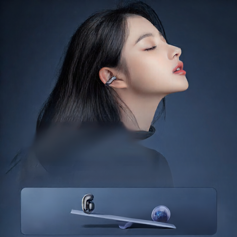 Ear clip bluetooth headset