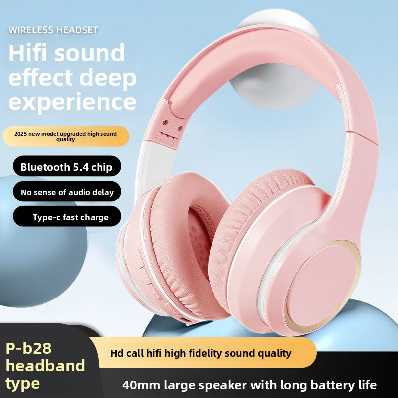 Wireless Bluetooth Headset with Stereo Sound