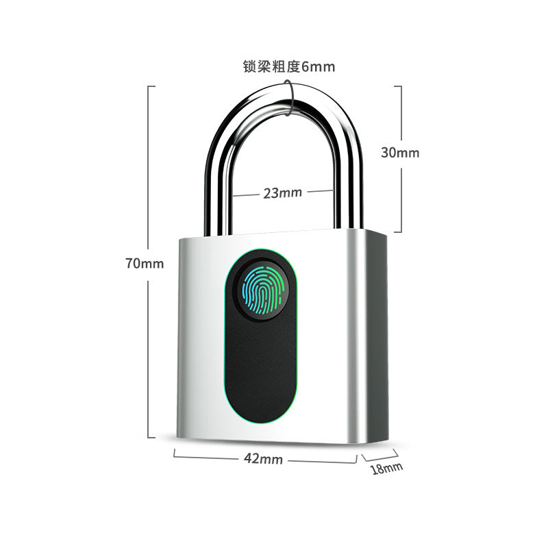 Smart Fingerprint Bluetooth Padlock, App Control, High Durability, Fast Recognition, Bluetooth Connectivity