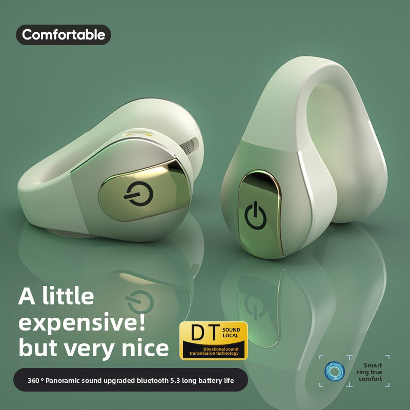 Wireless Bluetooth Headset Open Ear Clip Type