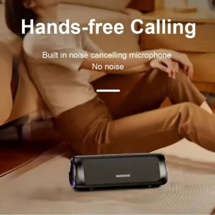 Portable Bluetooth Boombox, Impressively Rich Sound, Dazzling Light, Long-Lasting Playtime: Up to 20 hours, Powerful 20W Output