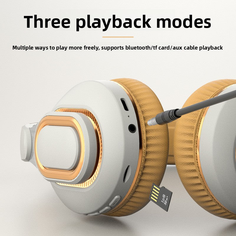 Over-ear Bluetooth headphones