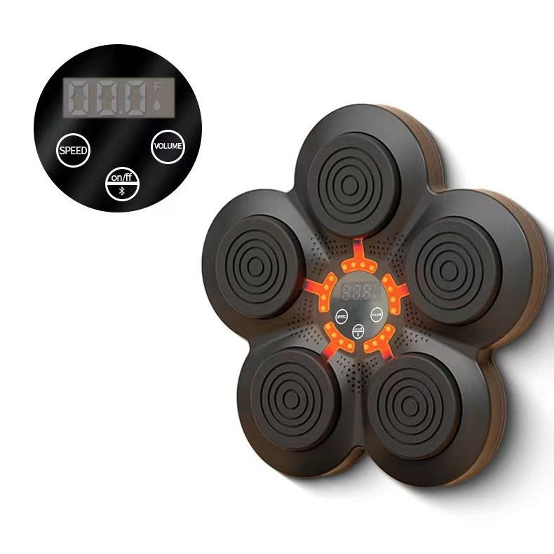 Smart Music Boxing Target, LED Button Design, Stress Relief, Portable & Lightweight, Bluetooth and LED Lights