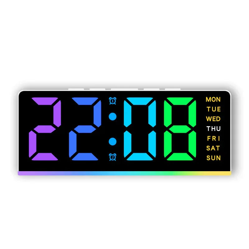 LED Digital Alarm Clock with Date Display - Stylish and Functional Timekeeping - ZeeTec Store