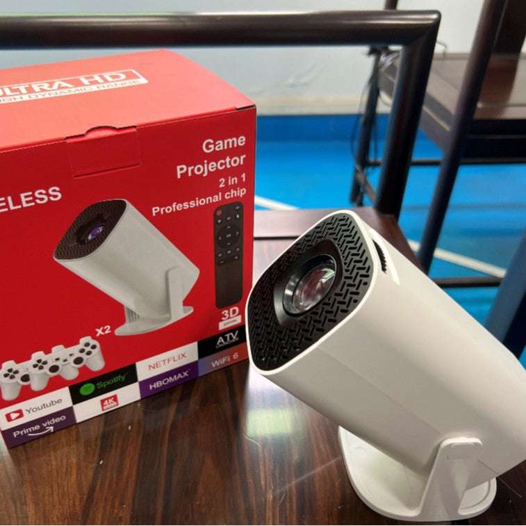 Home Theater Projector Plus Gaming, High-resolution, Supports up to 150-inch screen