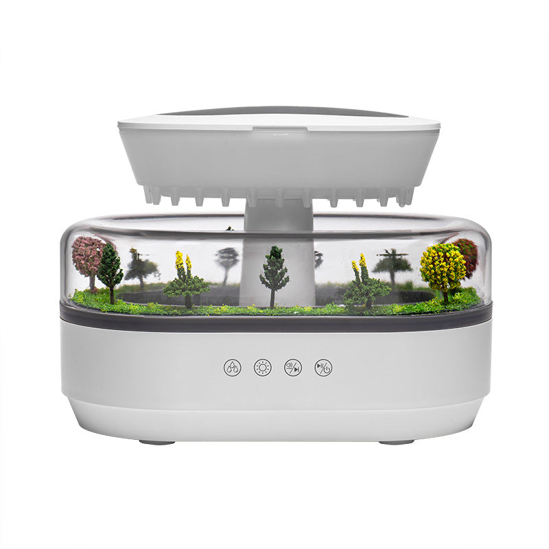 Raindrop Aromatherapy Machine, White Noise Technology, Aromatherapy & Humidification, Multiple Timer Settings, Mechanical Operation