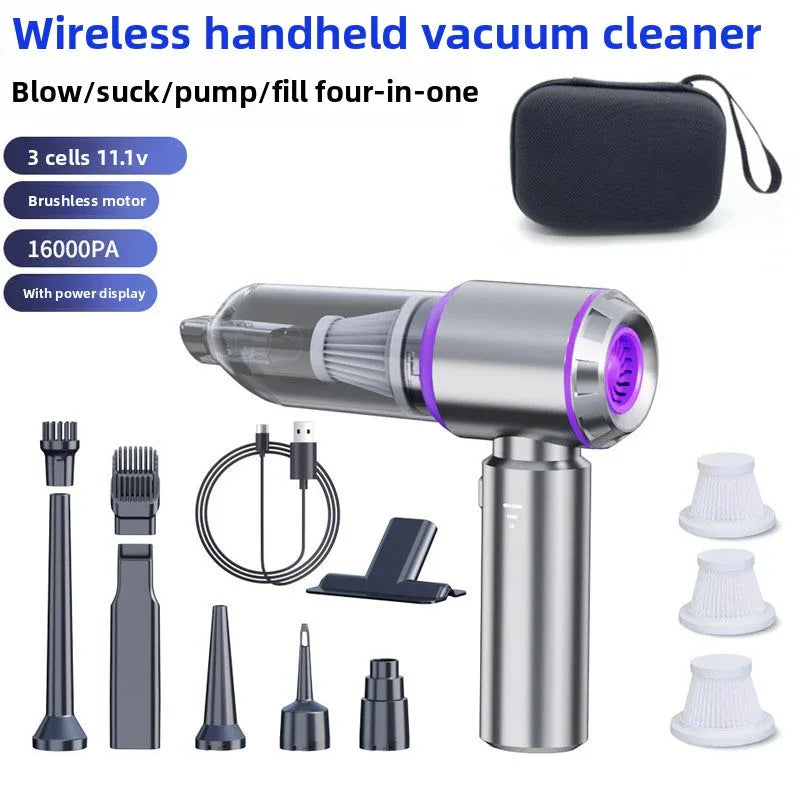 Wireless Car Vacuum Cleaner and Blower for Effortless Cleaning - ZeeTec Store
