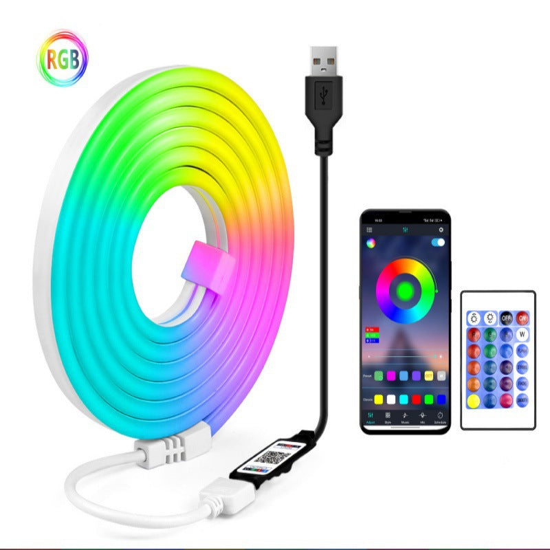 RGB Neon Light: Vibrant full-color LED strips for dynamic lighting effects