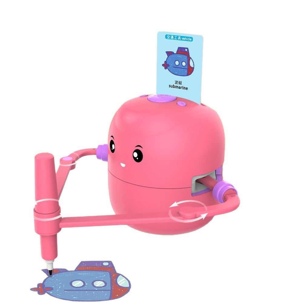 Smart Auto-Drawing Robot for Kids Early Education, Supports visual, sensory and intellectual development, Hand-Eye Coordination, Safe & Certified