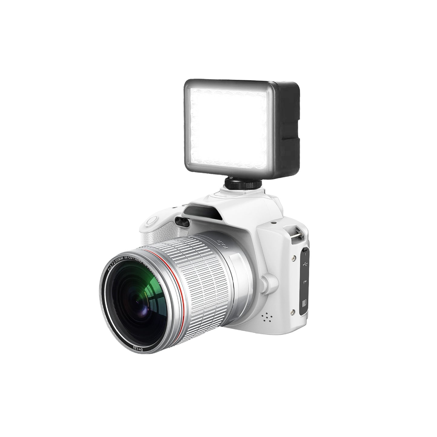 Camera 4K, Dual Lens Night Vision, 64MP High Resolution, Wifi Connectivity, HD Screen 3.0-inch, Stabilization: Electronic anti-shake, Special Features: HD video recording, manual operation