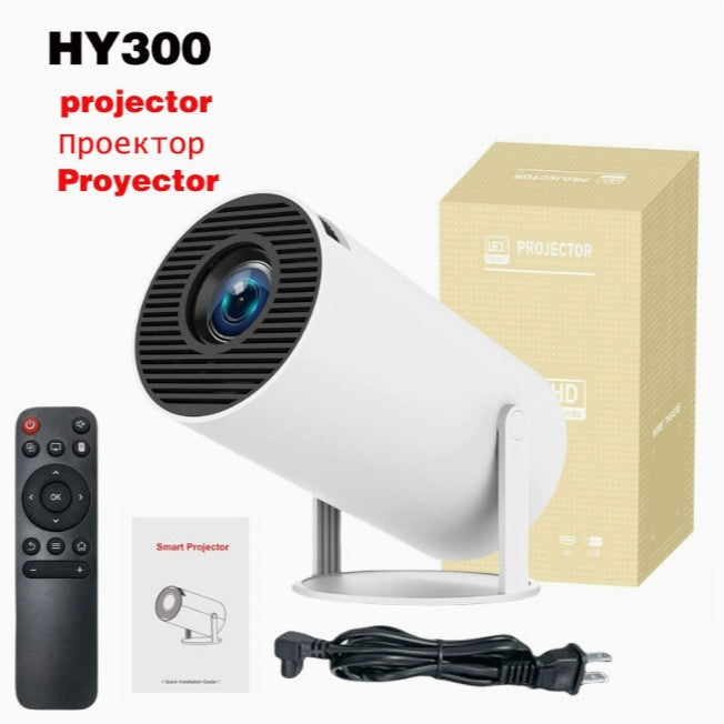 HY300PRO Projector 4K 720P Dual Band WiFi BT