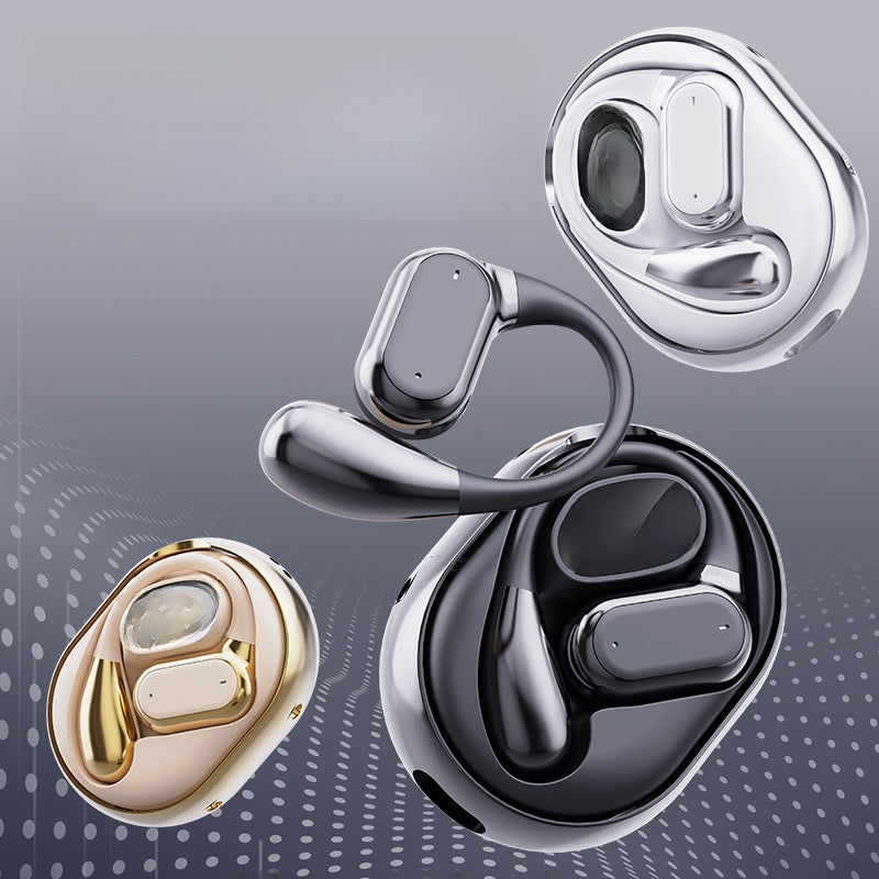 Bluetooth Headset Wireless, Digital display screen, Ear-hook design, Voice control, Long battery life