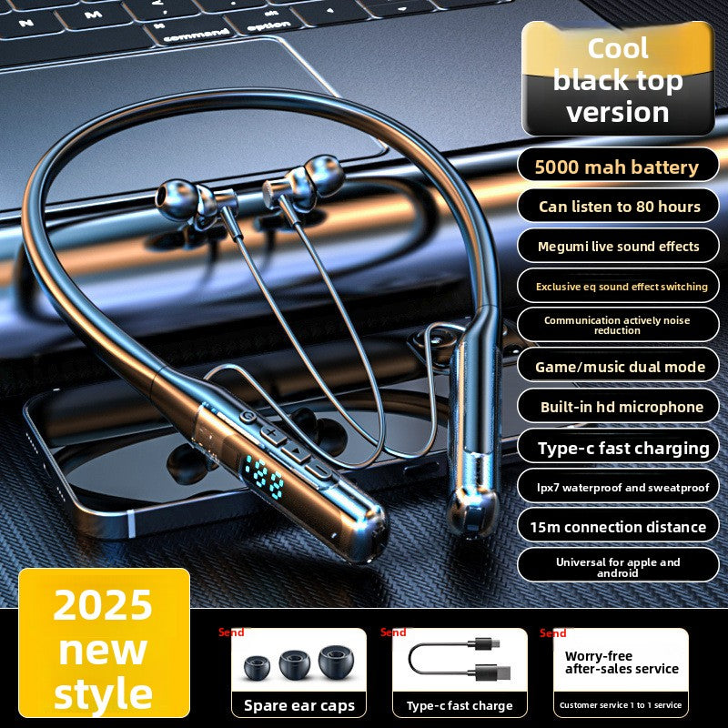 Hanging Neck Bluetooth Headset with Super Bass