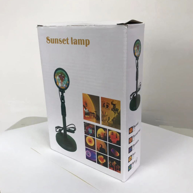 Sunset atmosphere, sunset projection photo light