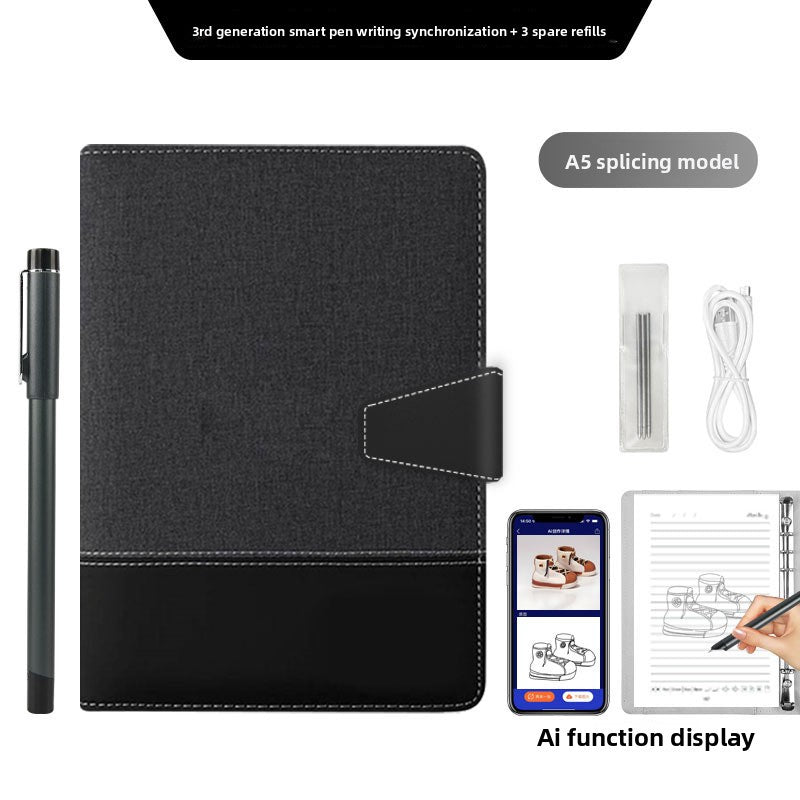 Smart Writing Notebook, Syncs with mobile devices for digital note-taking, Multifunctional, Paper Screen Sync - Transfers handwritten notes to digital formats in real-time