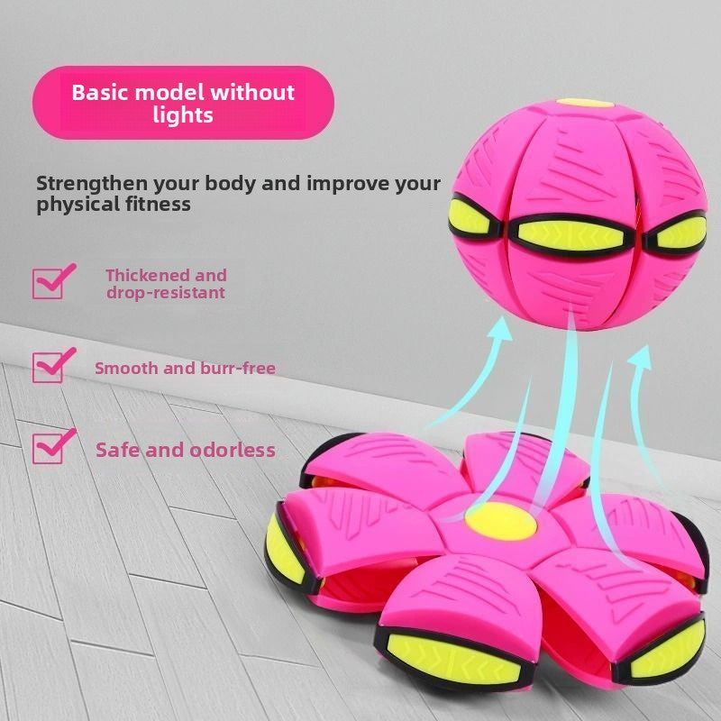 Magic Deformable Flashing Flying Saucer Ball