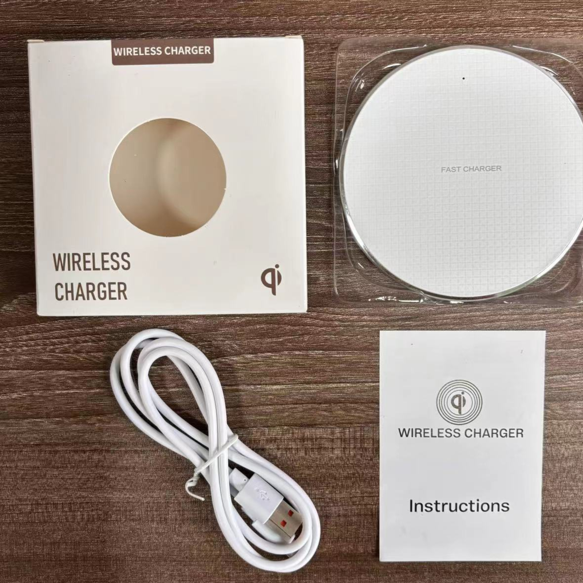 Mesh K8 Aluminum Alloy Wireless Charger Fast Charging Pad