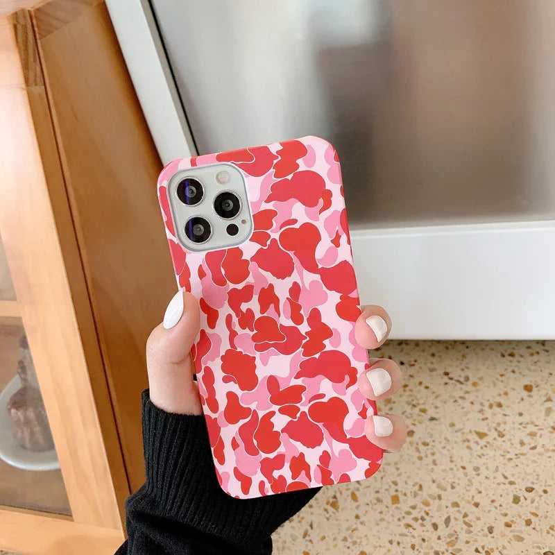 Camouflage Pattern Hard Phone Case for iPhone - ZeeTec Store