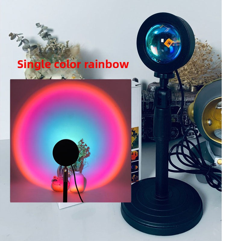 Sunset atmosphere, sunset projection photo light