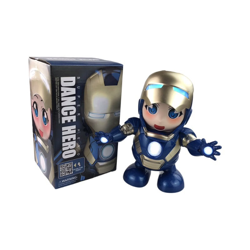 Electric Dancing Robot Toy with Music and Lights for Kids, Dancing Robot, Music & Lights, Multiple Songs: Includes 4 preset songs, Interactive Play,