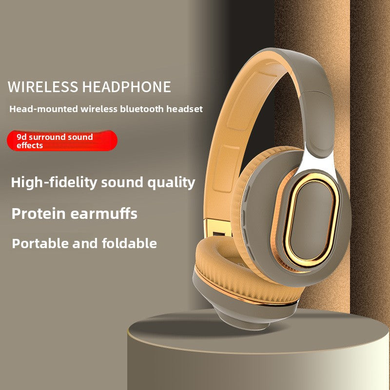 Over-ear Bluetooth headphones