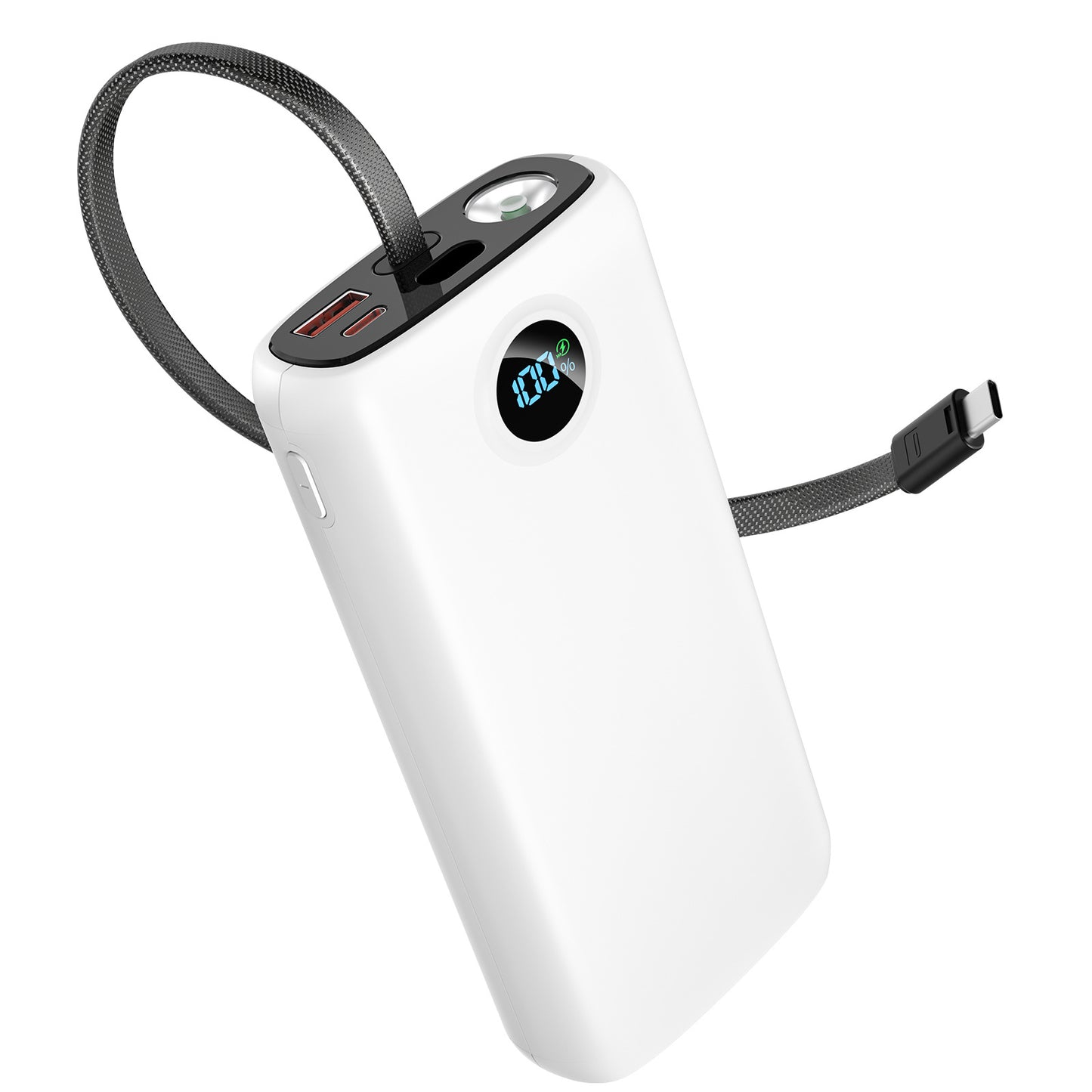 45W Laptop Power Bank with Built-in Cable
