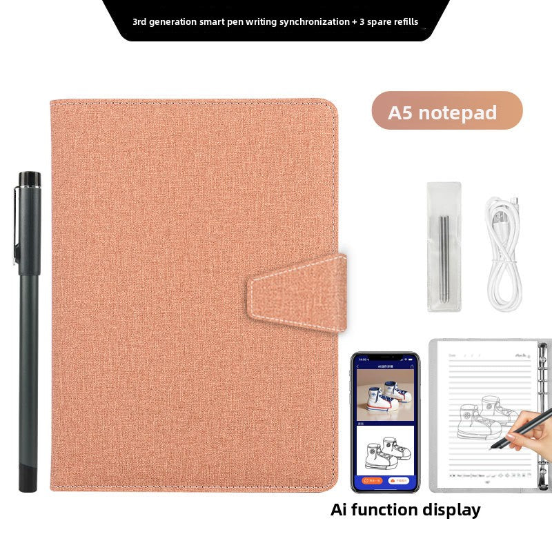 Smart Writing Notebook, Syncs with mobile devices for digital note-taking, Multifunctional, Paper Screen Sync - Transfers handwritten notes to digital formats in real-time