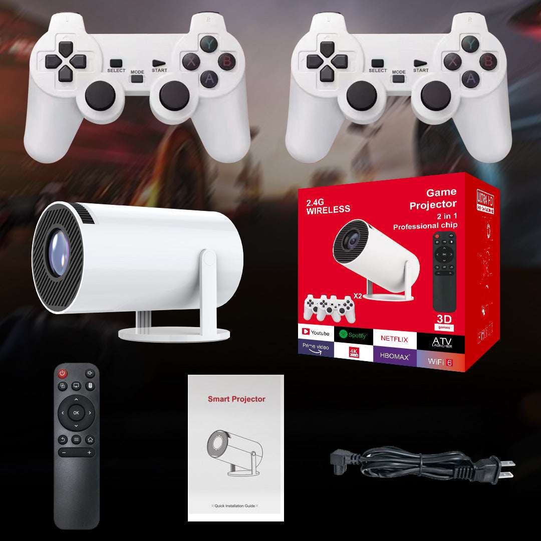 Home Theater Projector Plus Gaming, High-resolution, Supports up to 150-inch screen