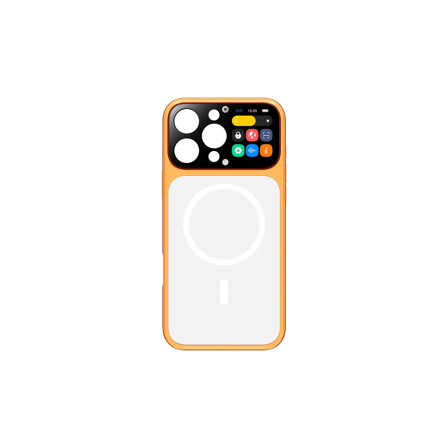 Transparent Magnetic iPhone Case with screen customizable