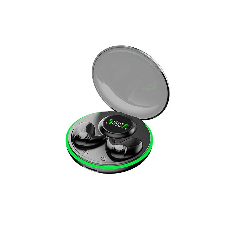 Bone Conduction Bluetooth Earbuds with High Sound Quality, Low Latency for E-Sports and Digital Display Screen, Voice Control - ZeeTec Store
