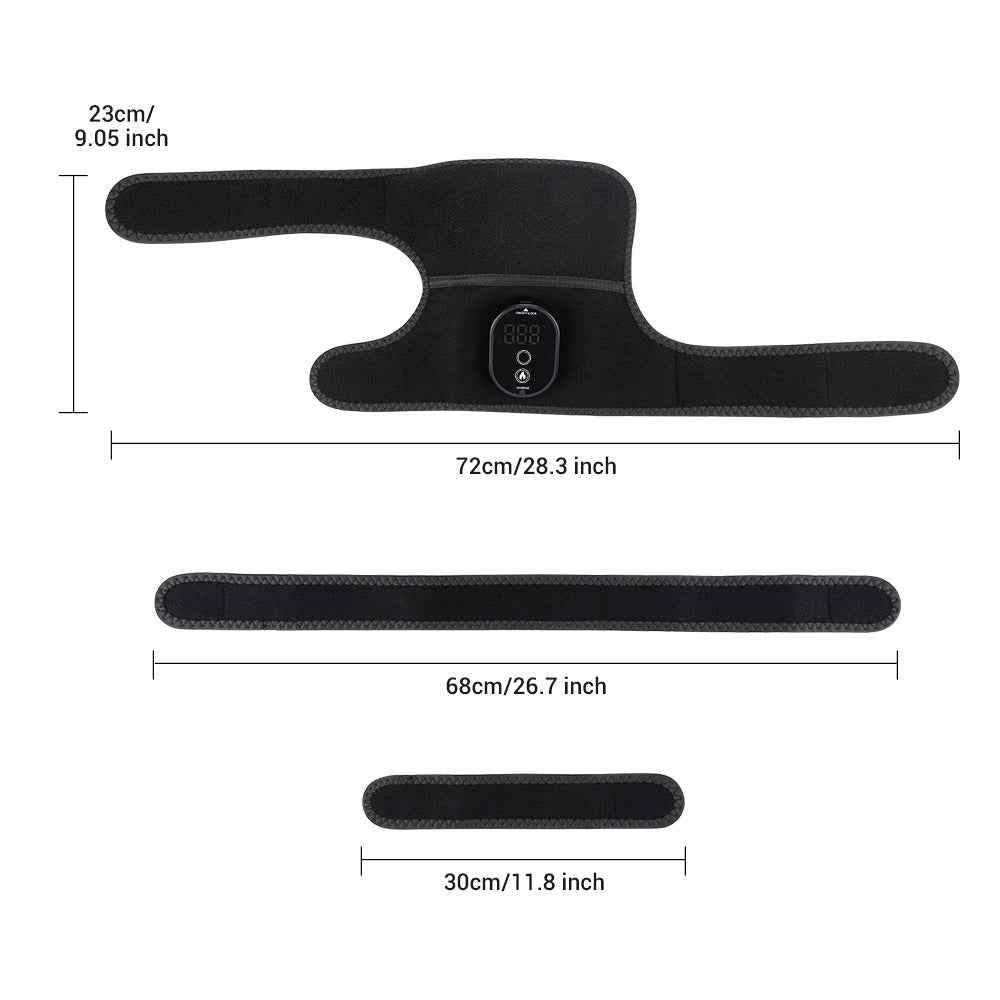 Adjustable Temperature Electric Heating Knee Pad with LCD Display