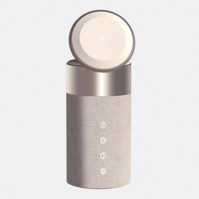 Magnetic Wireless Charger with Bluetooth Speaker and Adjustable Night Light, Multi-Device Charging: Supports charging for headphones and other compatible devices, Fast Charging Protocol