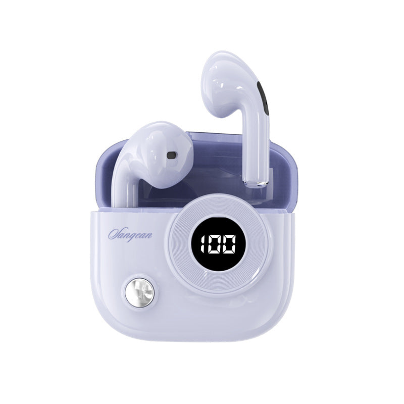 Digital Display Wireless Bluetooth, Advanced noise reduction technology, High Sound Quality, Low Latency, Long Battery Life, Voice Control, Bilateral Stereo