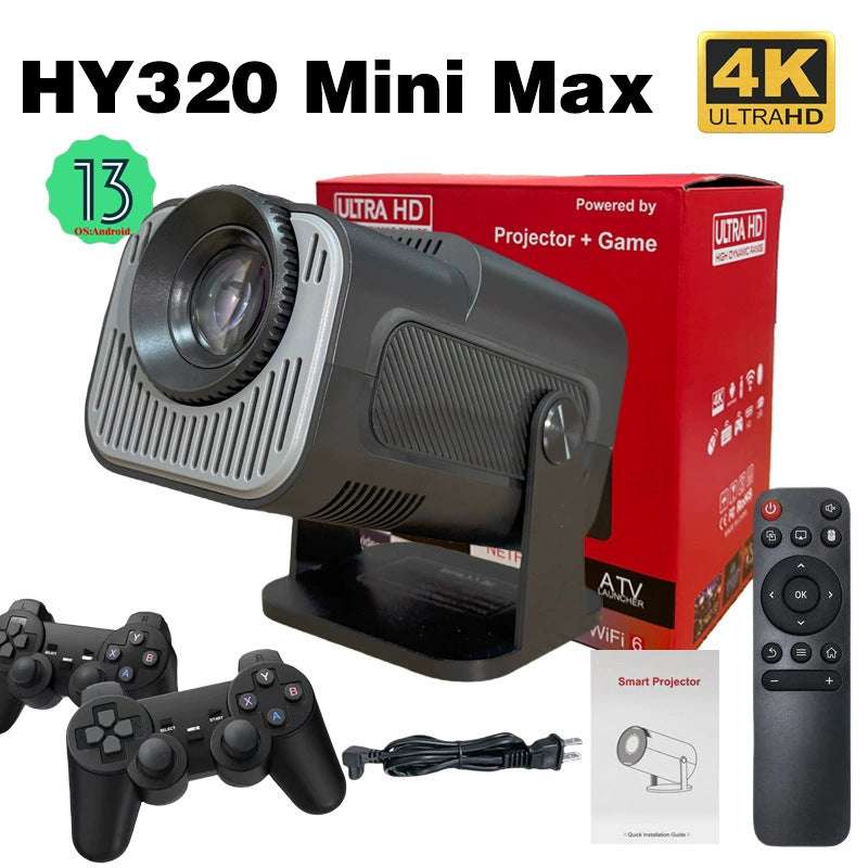 Home Theater Projector Plus Gaming, High-resolution, Supports up to 150-inch screen