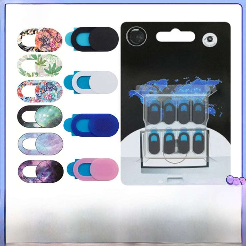Camera Privacy Cover, Versatile Compatibility: Fits smartphones, tablets, laptops, and external USB webcams, Multiple Designs, Adhesive Type