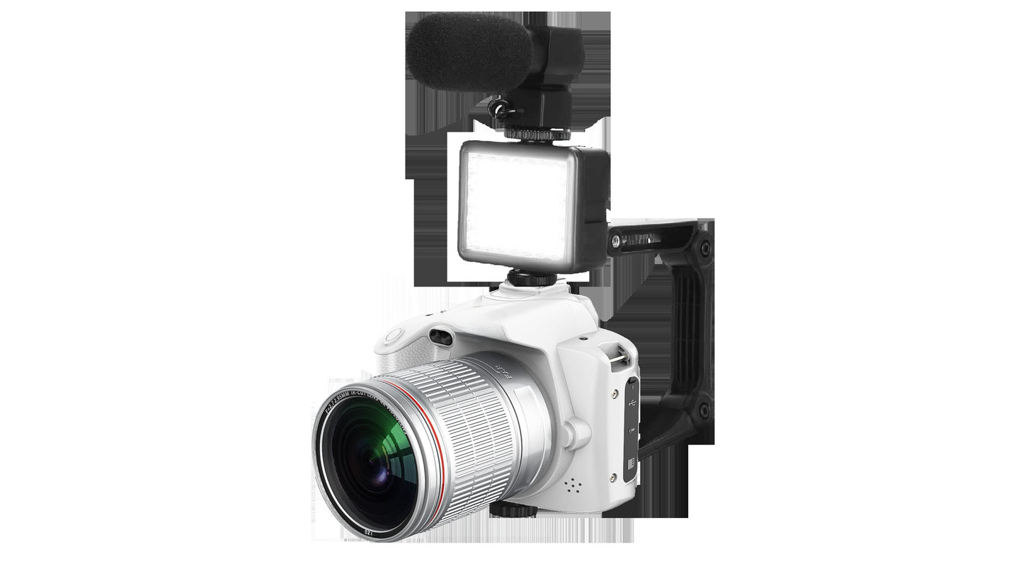 Camera 4K, Dual Lens Night Vision, 64MP High Resolution, Wifi Connectivity, HD Screen 3.0-inch, Stabilization: Electronic anti-shake, Special Features: HD video recording, manual operation